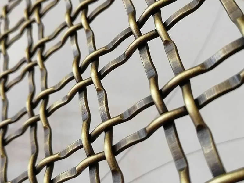 Crimped Copper/Brass Decorative Woven Mesh Screen - China Stainless Steel  Woven Crimped Wire Mesh, Decorative Woven Crimped Wire Mesh